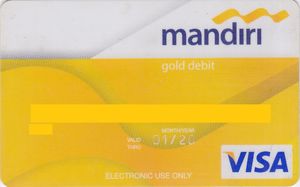 Fasilitas dan Biaya ATM Debit Bank Mandiri yang Wajib diketahui kartu atm Gold bank Mandiri