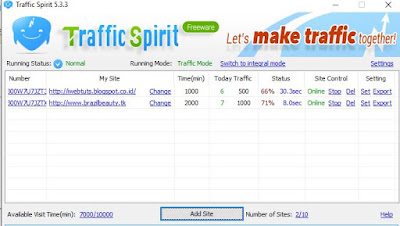 Bot Traffic Spirit - Proof Page Views dalam 30 detik Bot Traffic Spirit - Proof Page Views dalam 30 detik