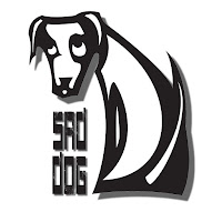logo sad dog project bianco e nero