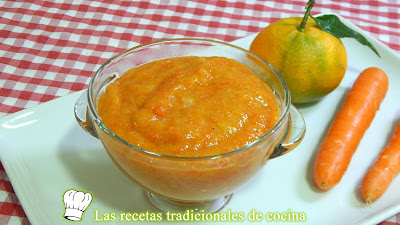 Receta fácil de mermelada de zanahoria y mandarina