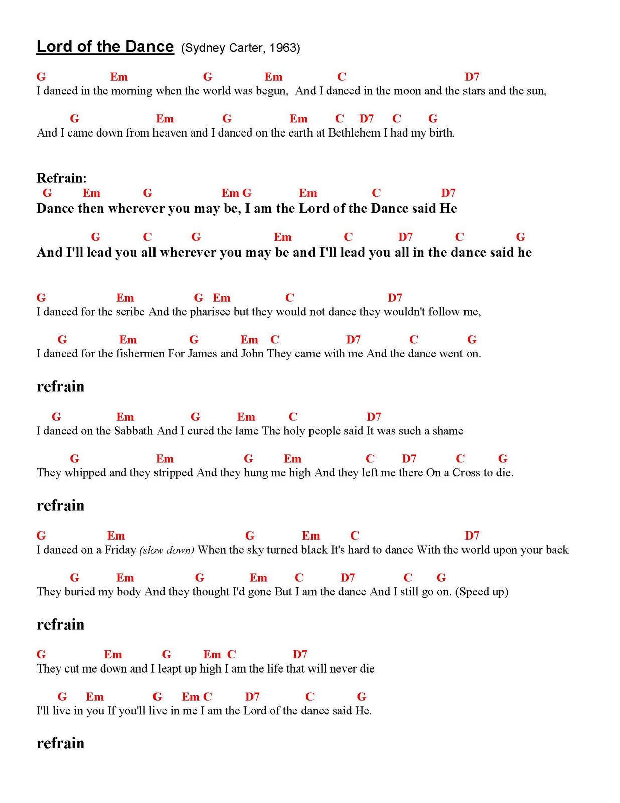 Guitar Song Book Lord of The Dance Guitar Song Book Lord of The Dance