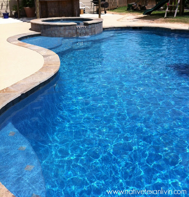 Pool build complete Informative step by step pool building process with pictures showing every phase