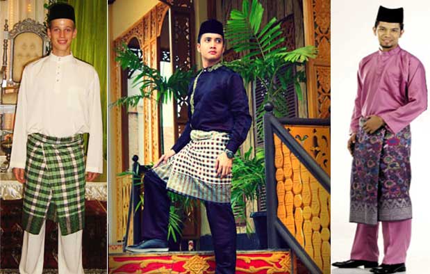 pakaian pengantin adat melayu baju kurung teluk belanga