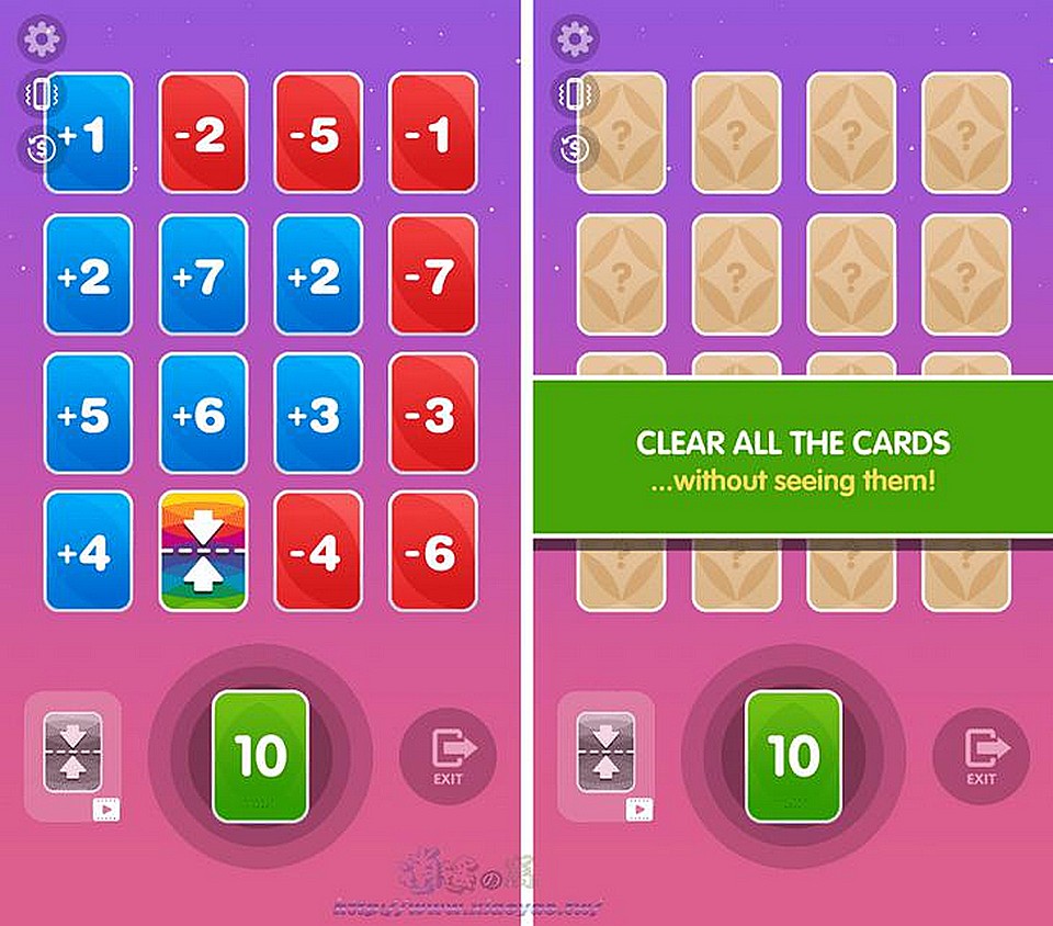 Zero21 Solitaire 數字加減遊戲