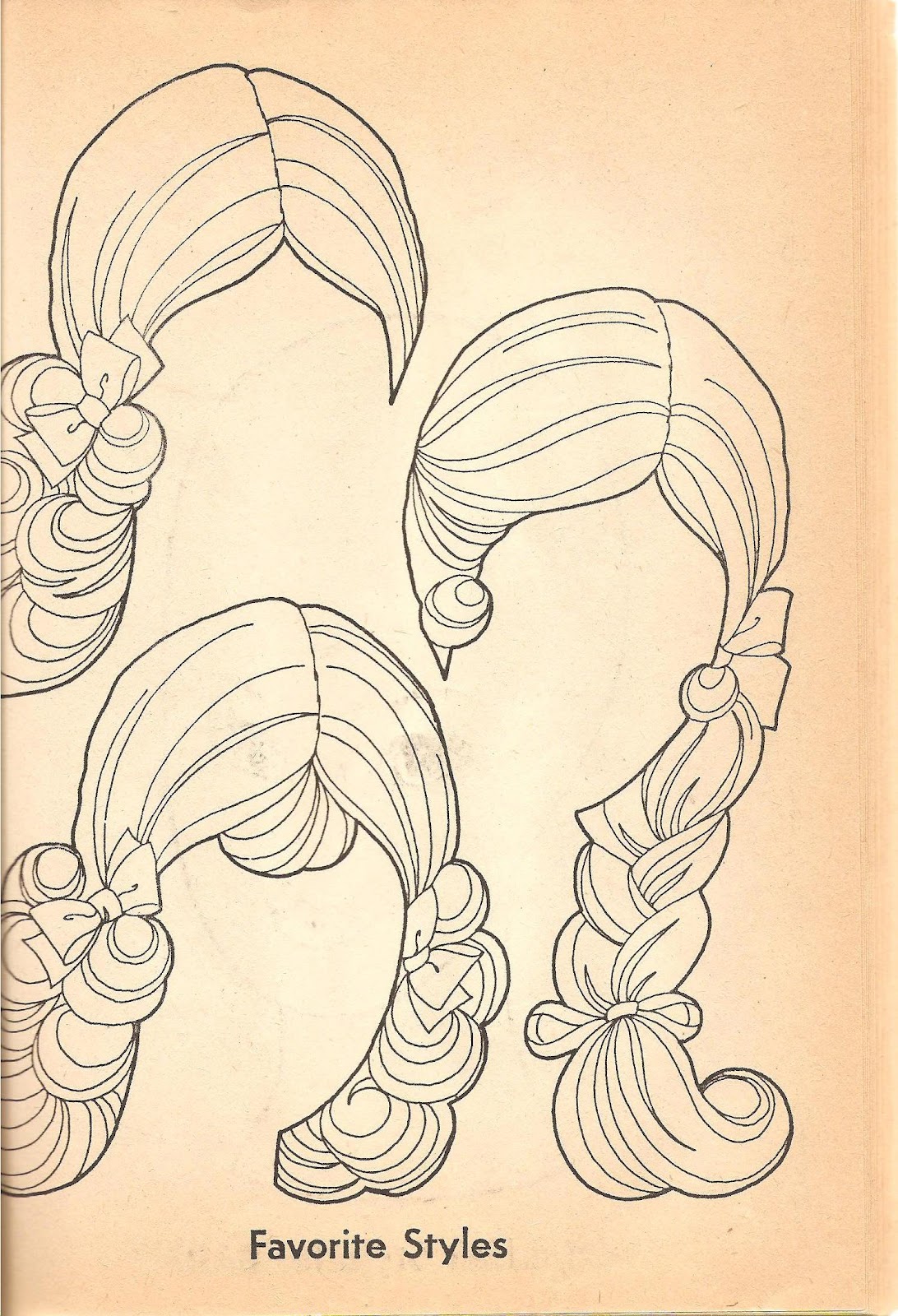 Miss Missy Paper Dolls Quick Curl Barbie