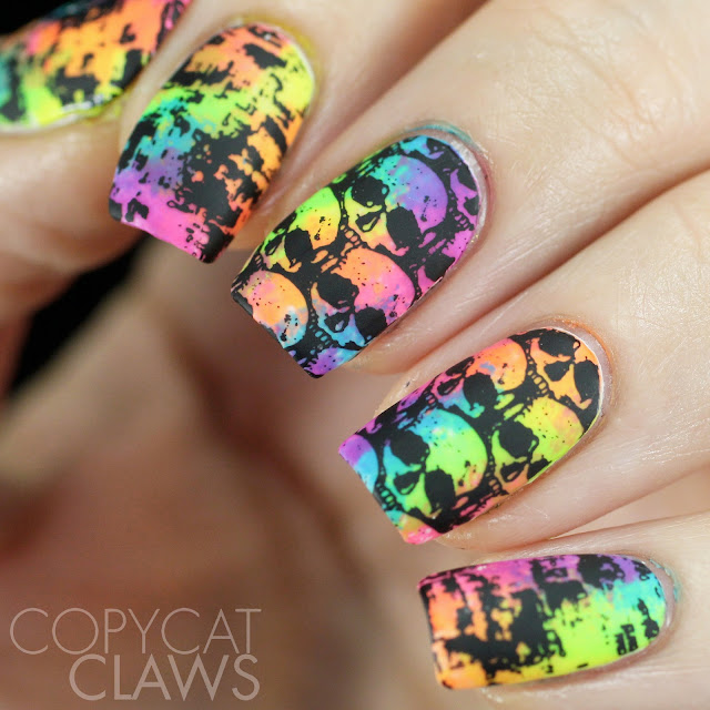Copycat Claws: 26 Great Nail Art Ideas - Black and Neon