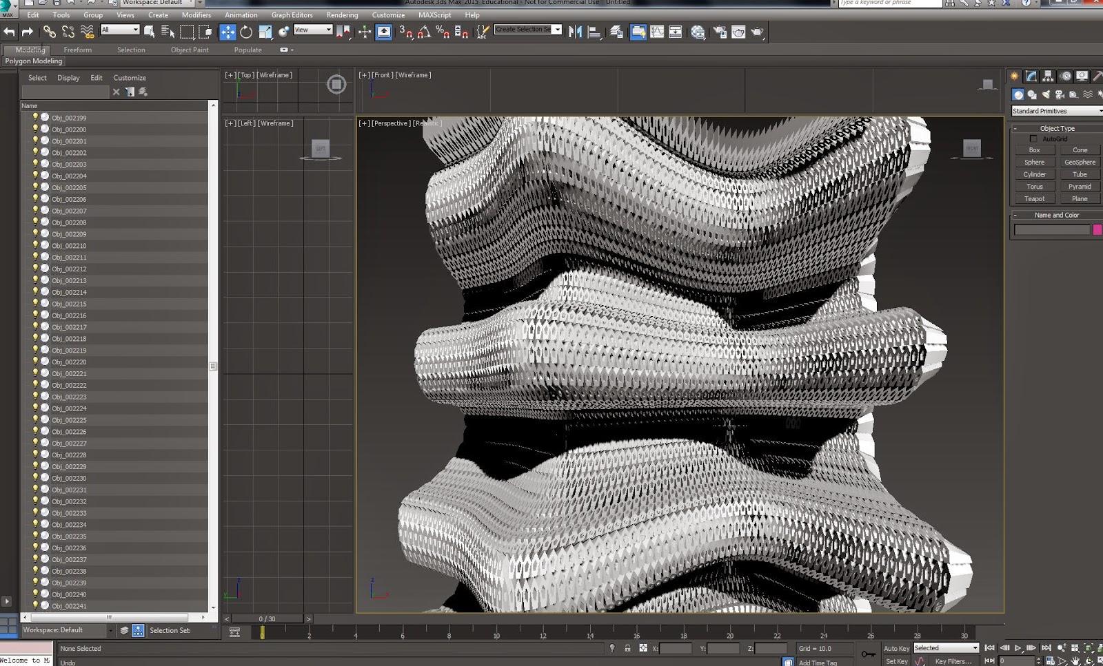 Future Representations Rhino Two Ways Curvature Surface Patterns