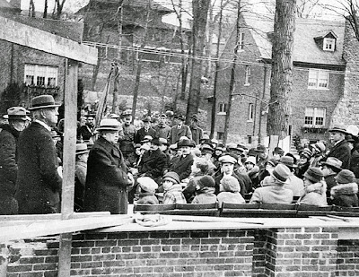 pelham colonial cornerstone laying historic schools
