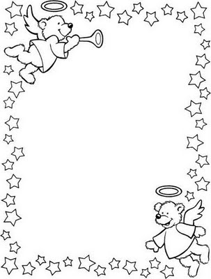 Dibujos Para Imprimir Y Colorear Marcos Navidenos Para Colorear