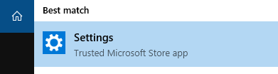 Windows 10 Search Settings