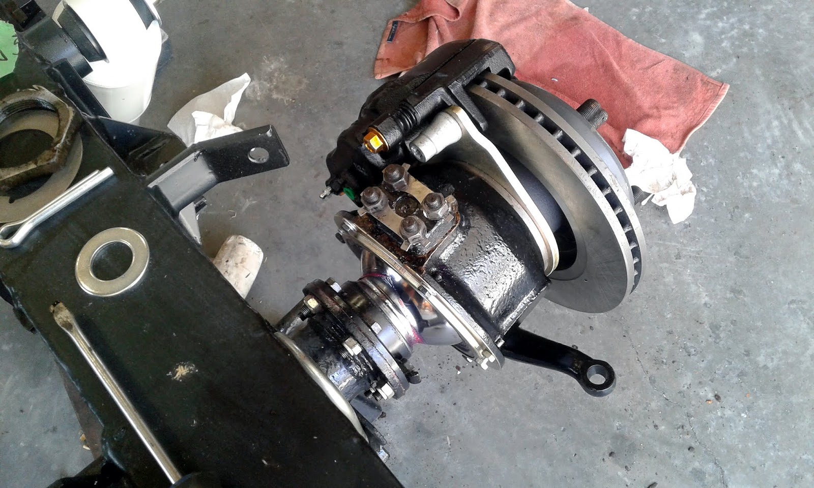 1960 Land Rover Restoration Disk Brake Conversion