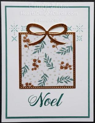 Heart's Delight Cards, Peaceful Noel, Quick & Easy, Christmas Card, Stampin' Up!