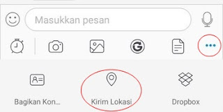 Cara Mengirim Lokasi Kita Melalui BBM di Android
