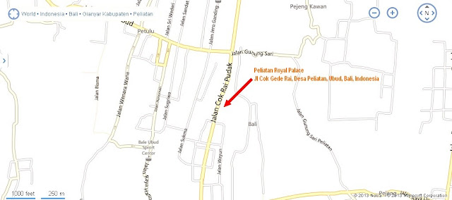  Peliatan Royal Palace inwards Ubud is i of pop tourists destinations in addition to attractions Ubu BaliTourismmap: Peliatan Royal Palace Ubud Location Map