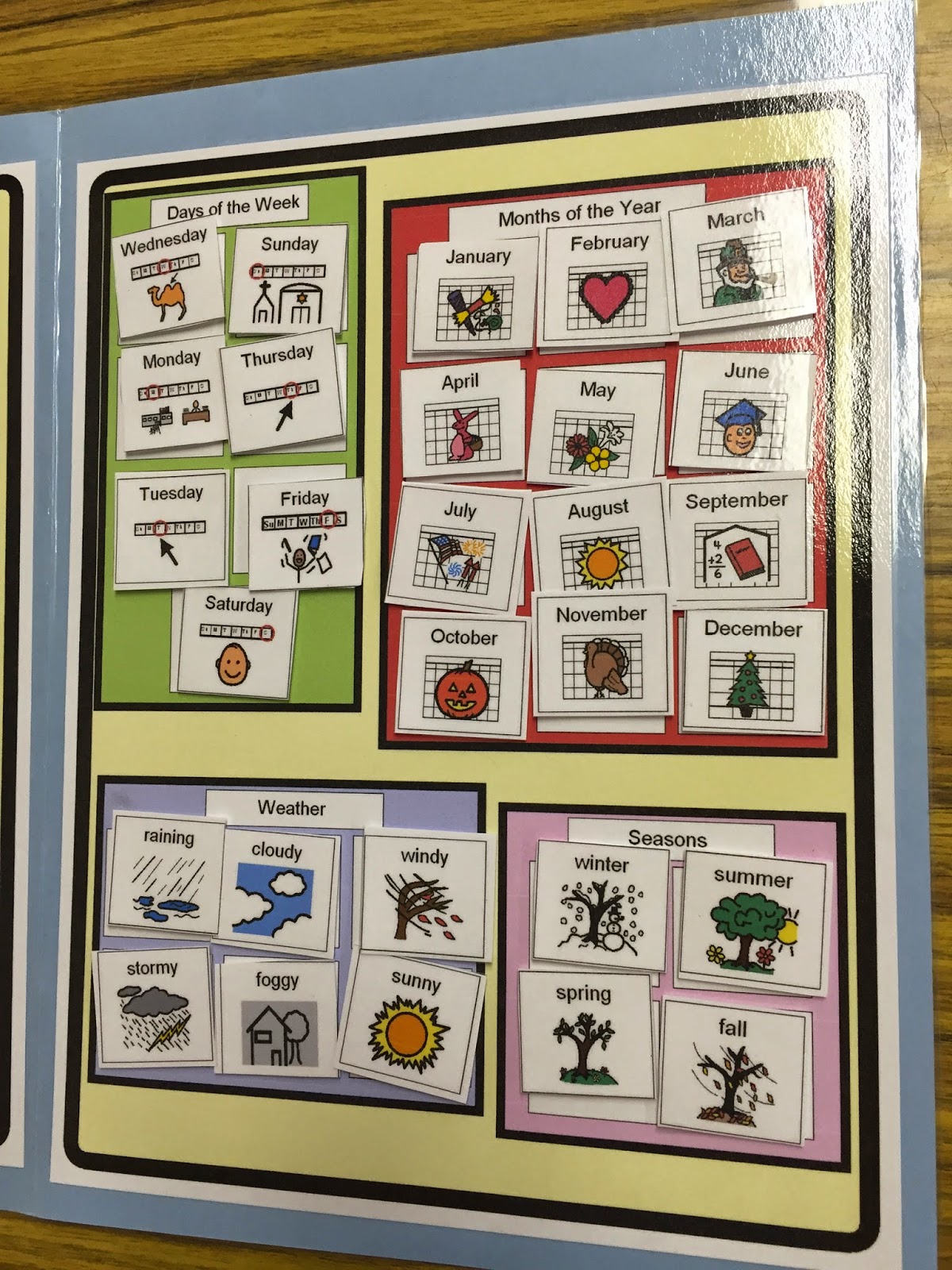 Calendar File Folder Activities! Autism Adventures