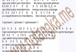 Not Angka Lagu Sawangen Koleksi Not Angka