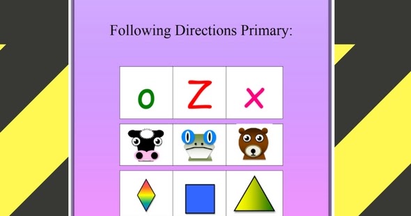 Classroom Freebies: Beginners Following Directions Freebie Sample