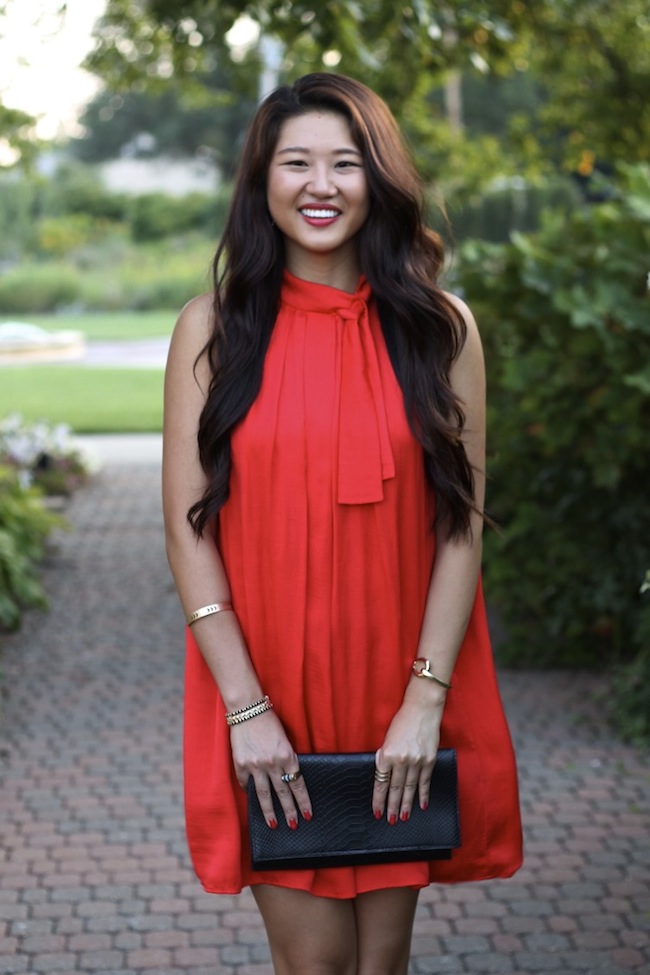 Simply Duo Style: Red Bow Dress