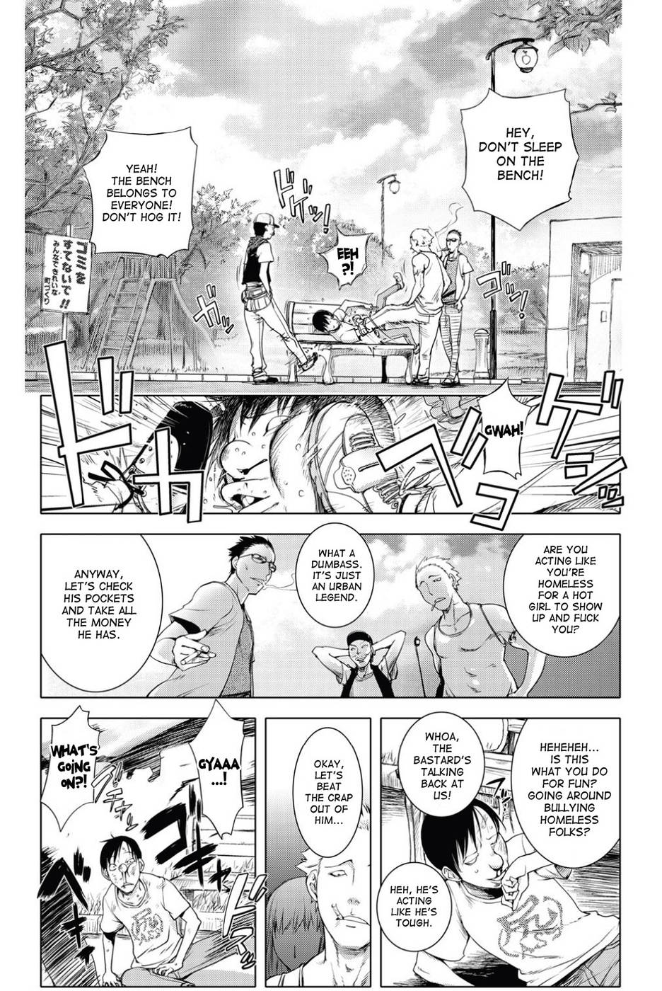 Hentai Manga Comic-Suicide Man's Tent-Chap1-1