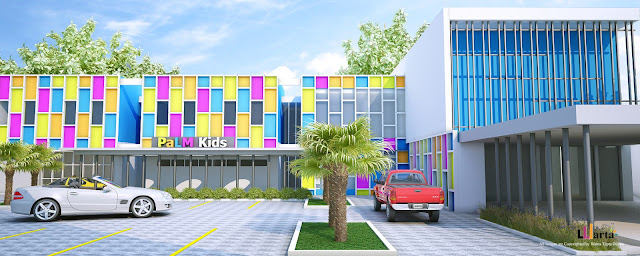 Desain Sekolah Palm Kids Bandar Lampung
