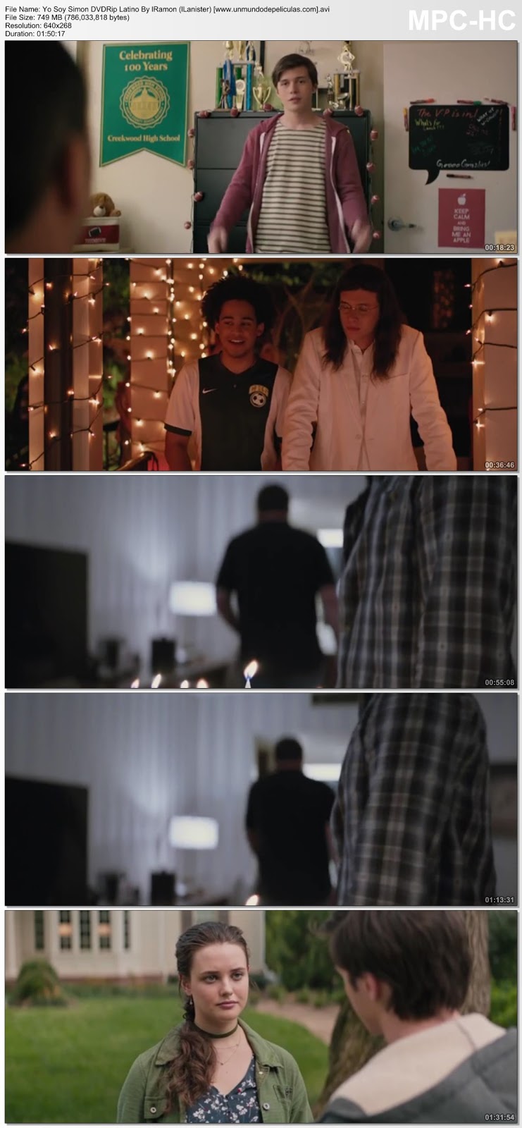 Capturas de la película.