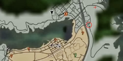 Mapa de GTA V com uma mensagem secreta
