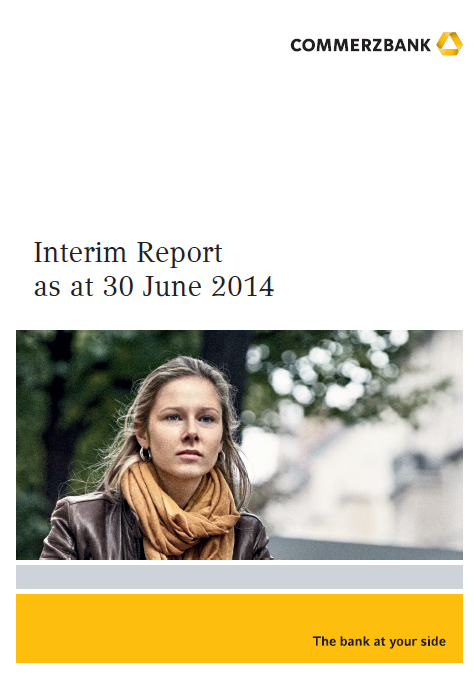 Commerzbank, Q2, 2014, front page