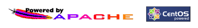 Imagen de los logos de CentOS y el Apache
