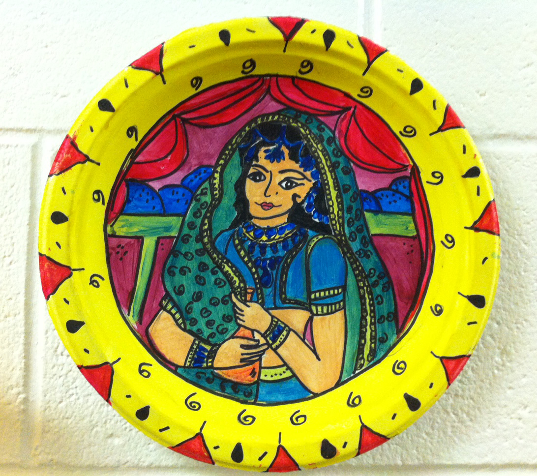 Inspired Class: Indian-Inspired Art Using Paper Plates