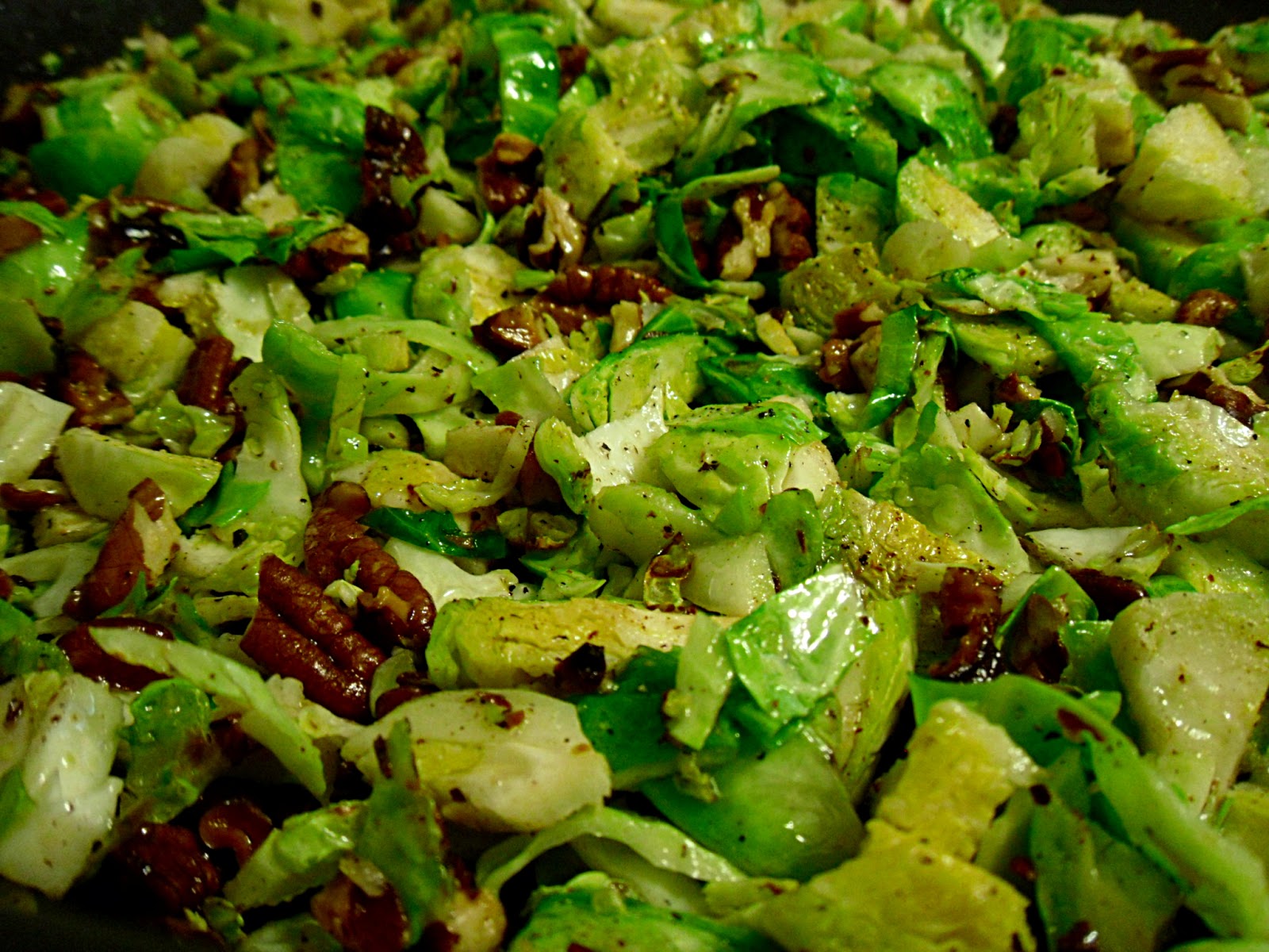 Southern Sweets and Eats Ravioli with Brussels Sprouts, Pecans, and Bacon