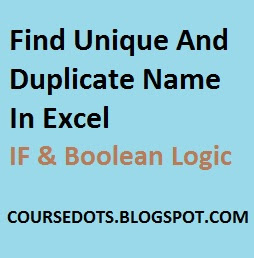 FIND THE UNIQUE AND DUPLICATE NAMES COVER FIND THE UNIQUE AND DUPLICATE NAMES