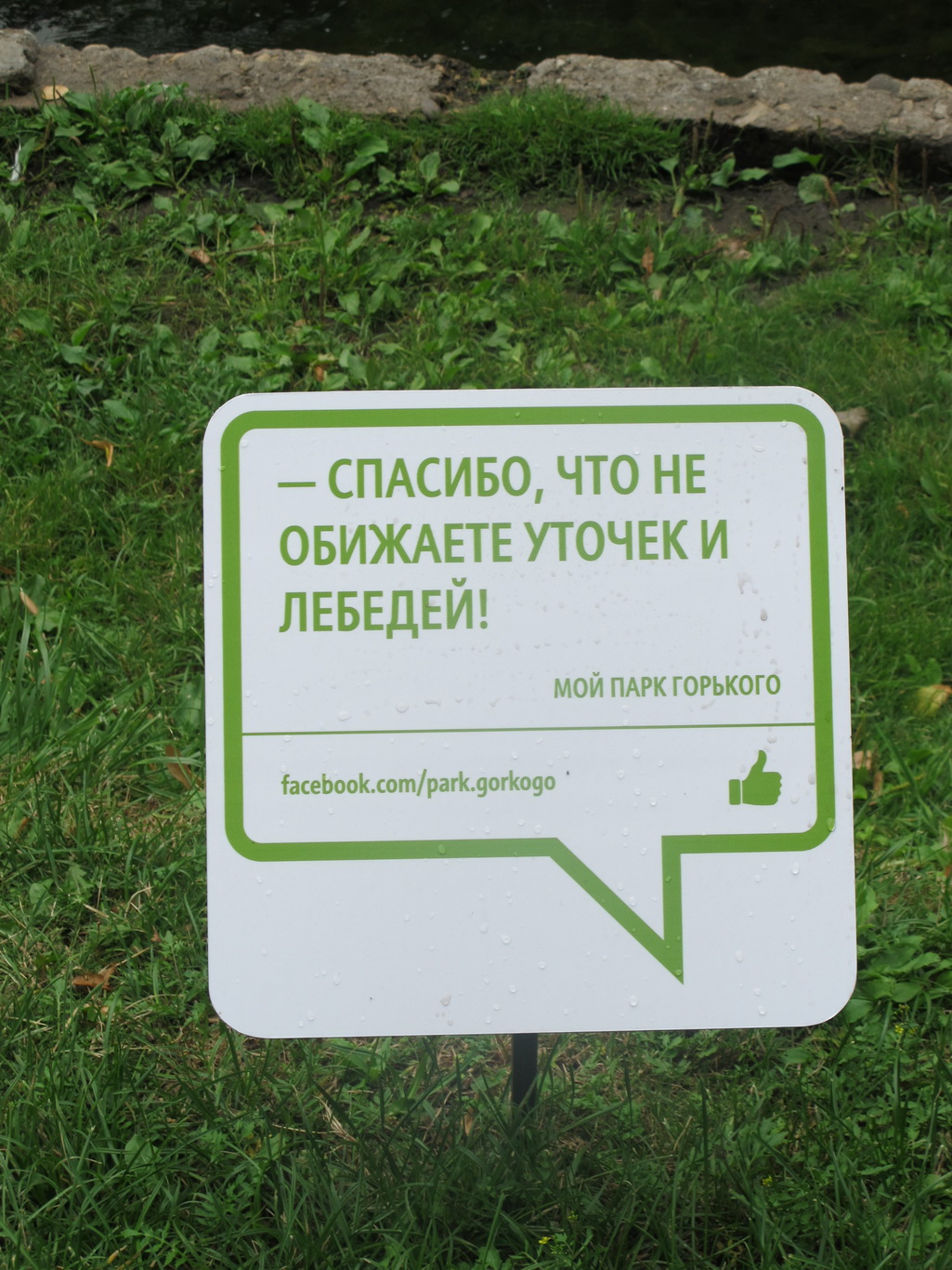 парк подпись