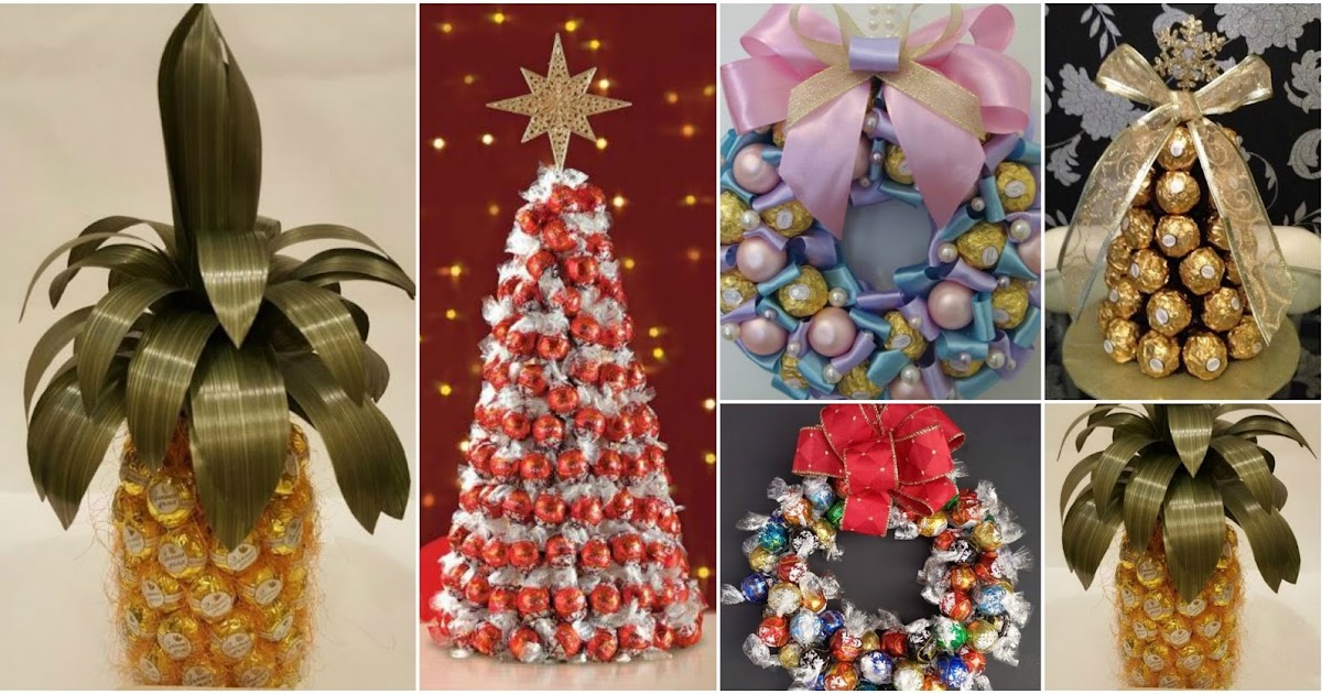 6 Ideas espectaculares para regalar chocolates en navidad ~ Haz Manualidades