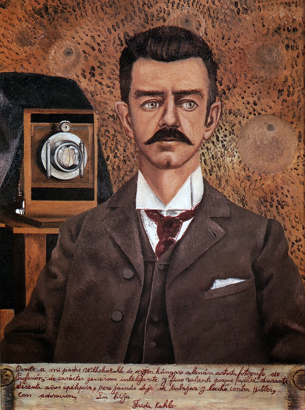 Frida Kahlo, Retrato de mi padre (1951), Museo Frida Kahlo, Coyoacán Frida Kahlo, Retrato de mi padre (1951), Museo Frida Kahlo, Coyoacán