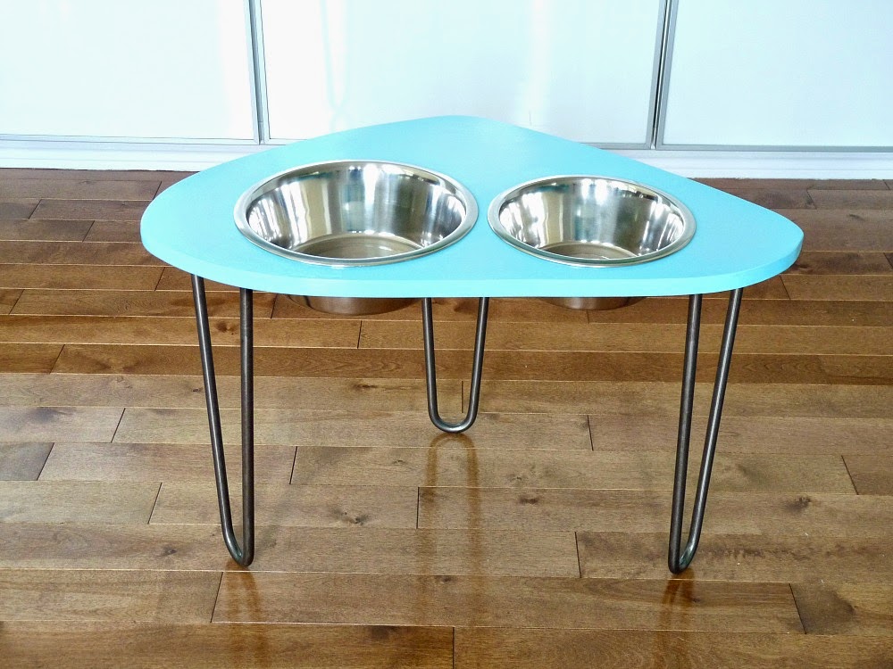 diy modern pet bowl stand – almost makes perfect