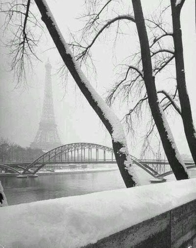 Et bien sûr...Paris en hiver.