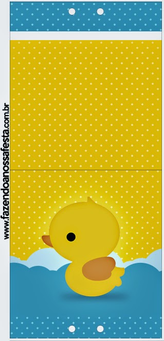 Patito de Goma: Imprimibles para Fiesta para Imprimir Gratis. Para paletas, piruletas o Lollipops.