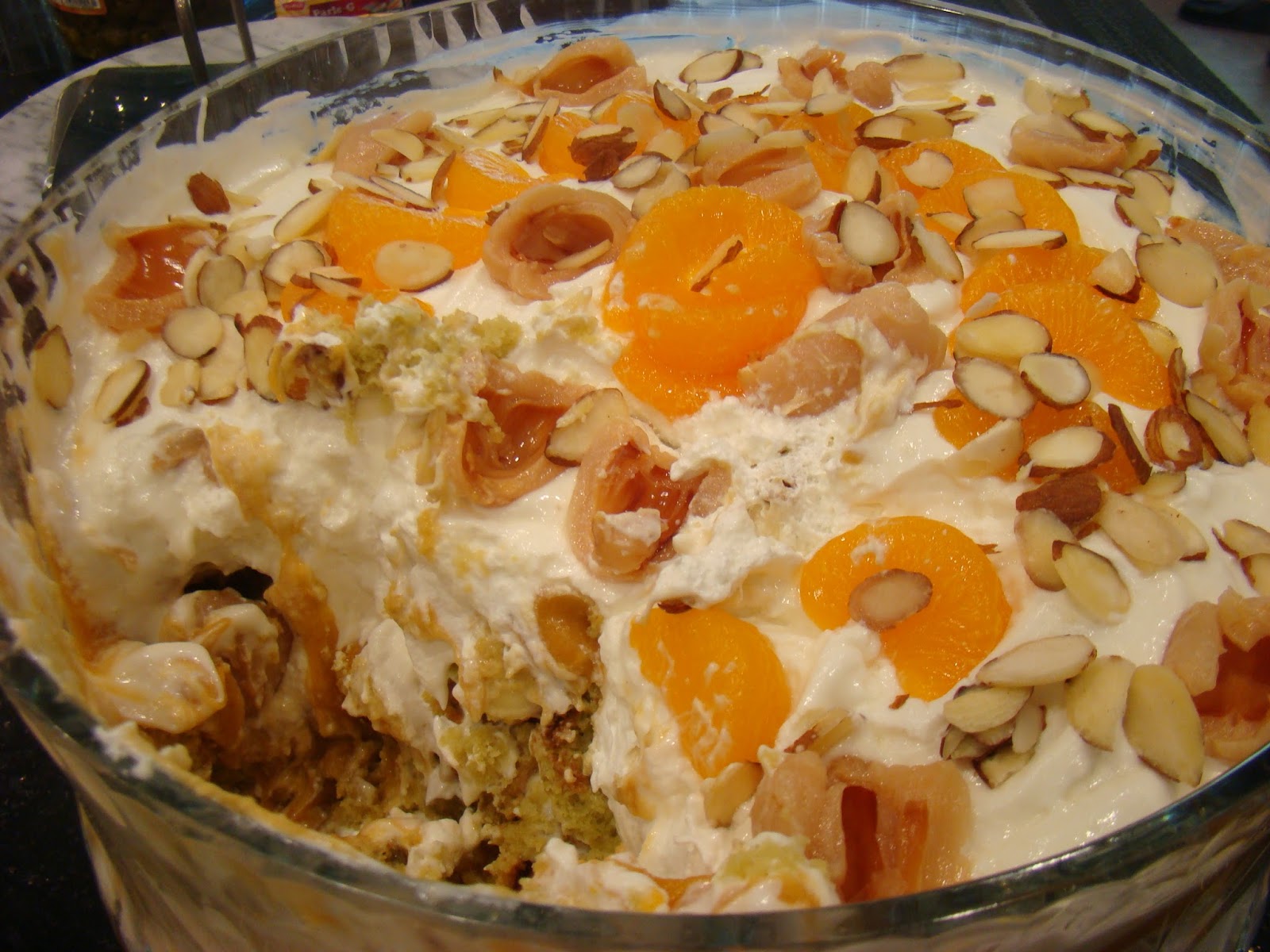 My Favorite Recipes Collection Green Tea Poundcake Trifle with Lychees