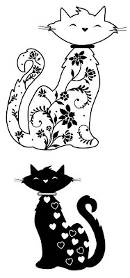 Desenho Para Colorir Fadas  Borboletas cao e gatos para bordados  para pintar e colorir