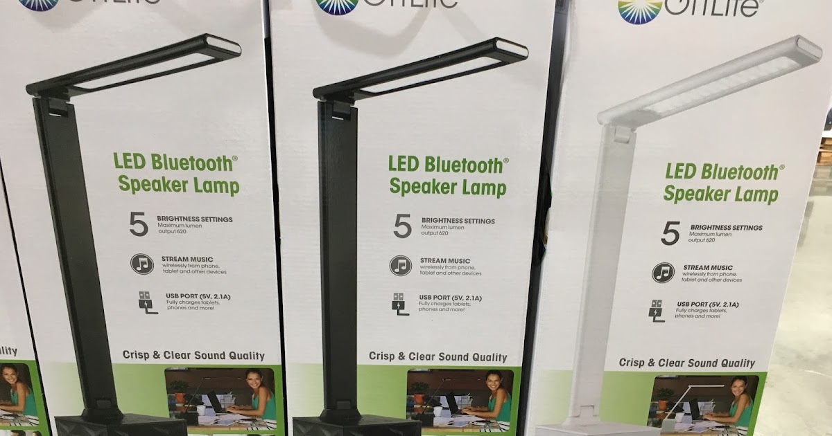 Ottlite Led Bluetooth Speaker Lamp Costco Weekender