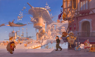 Treasure Planet review Disney Netflix Jim Hawkins spaceport
