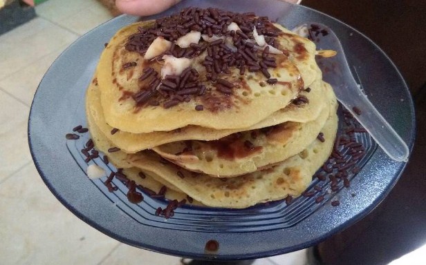Resep pancake susu kental manis Resep pancake susu kental manis