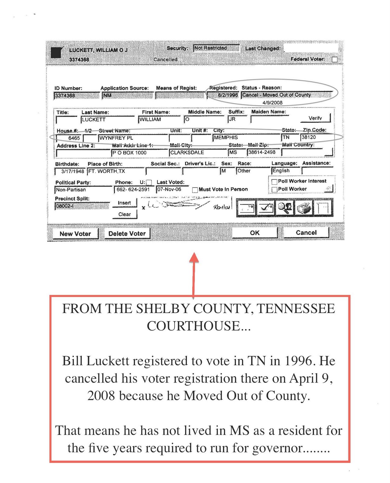 Jackson Jambalaya Can Bill Luckett run for Governor?