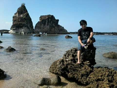 Panorama Pantai Sawarna Lebak Banten Panorama Pantai Sawarna Lebak Banten