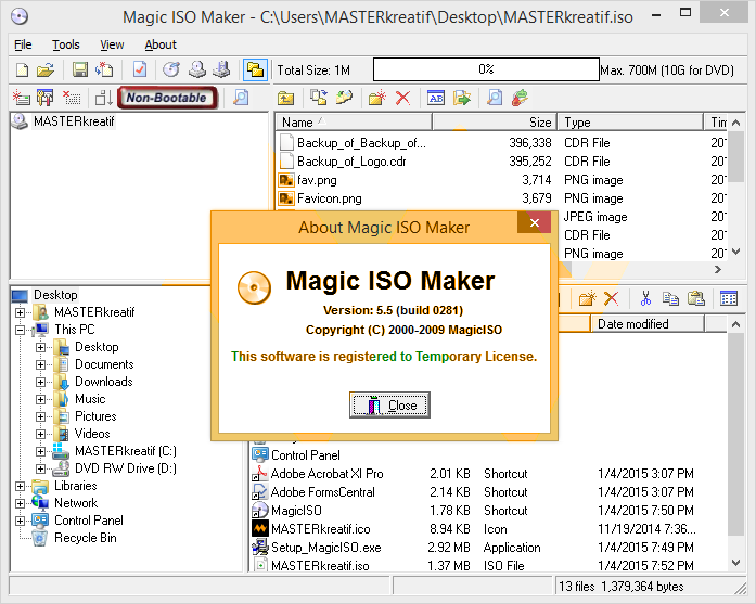 magic iso maker 5.5 build 281 full serial