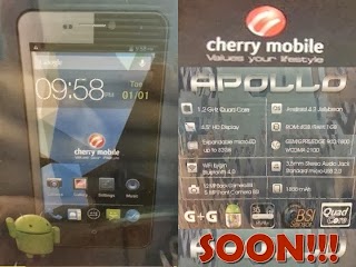 Cherry Mobile Apollo HD display and Quad core Processor Cherry Mobile Apollo HD display and Quad core Processor