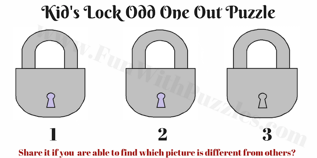 Can you find different Lock Picture puzzle?