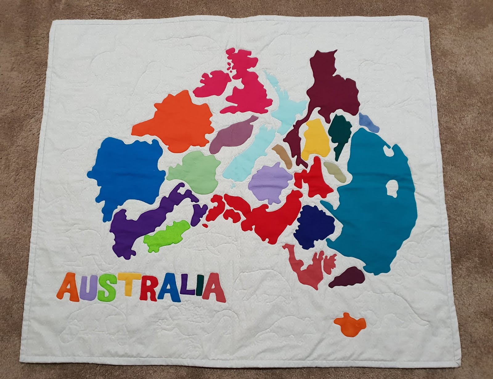 Apple Isle Quilts 'Celebrating Australia' series of quilts