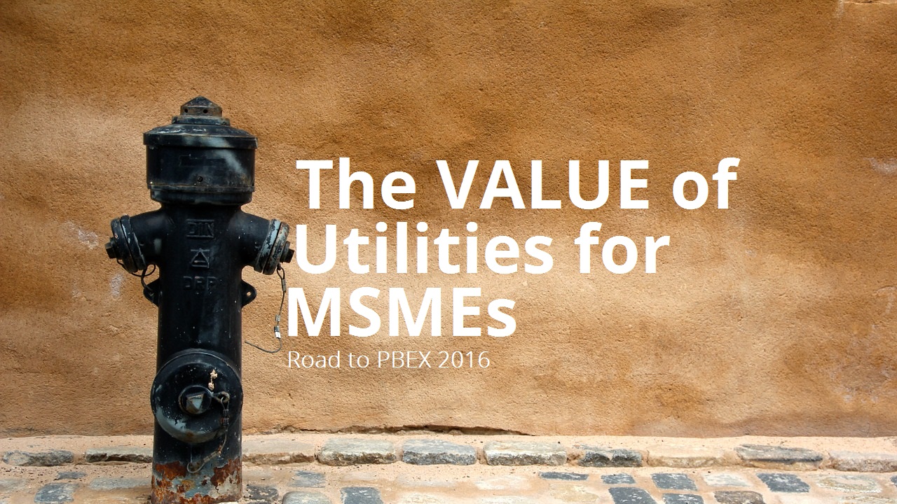 What's the value of utilities for MSMEs?