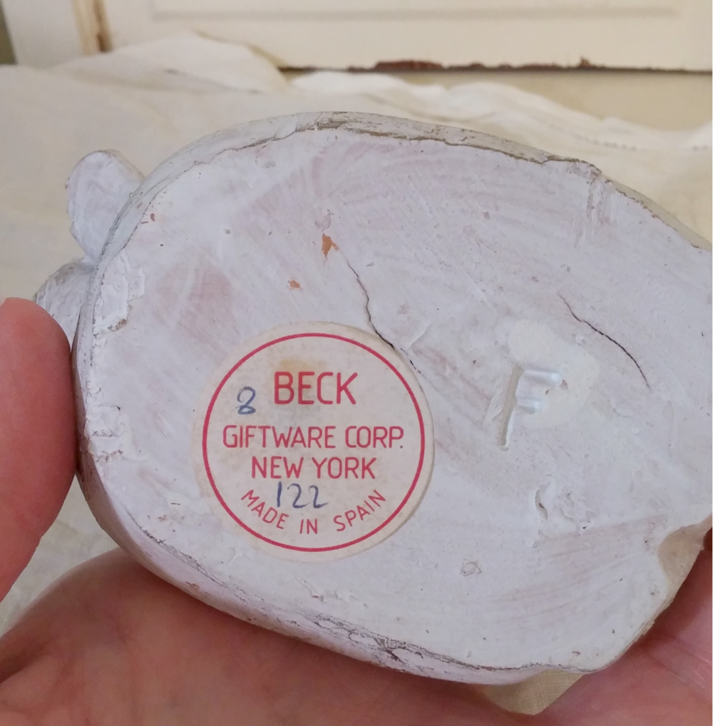 Beck pottery angel set